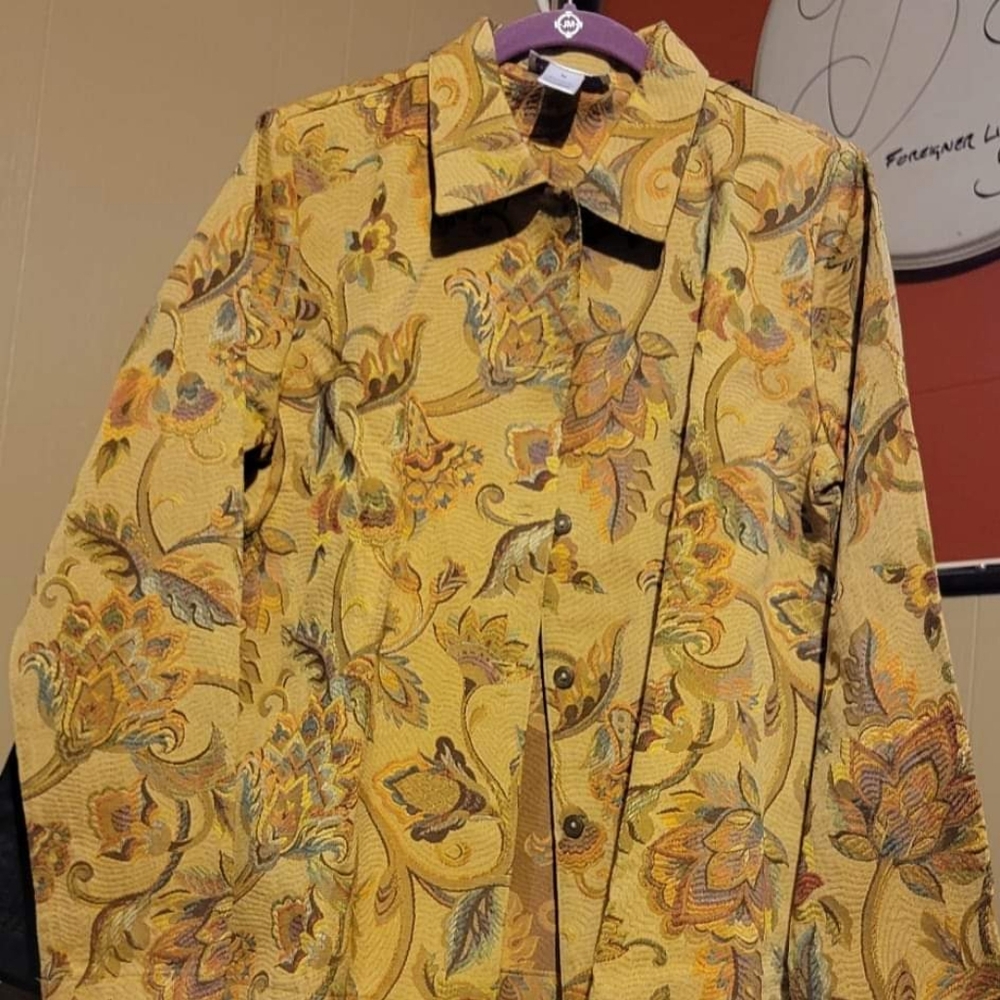 Susan Graver Floral Blazer